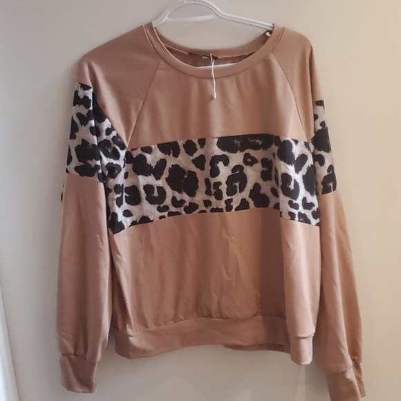 Brown and Leopard Loungewear Set - Picture 2 of 4
